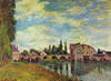 A ponte e os Moinhos de Moret, 1888