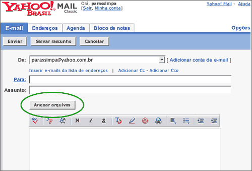 Correio eletrônico: Como criar uma conta no yahoo? 