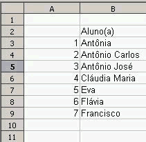 Seleção de duas células ao mesmo tempo
